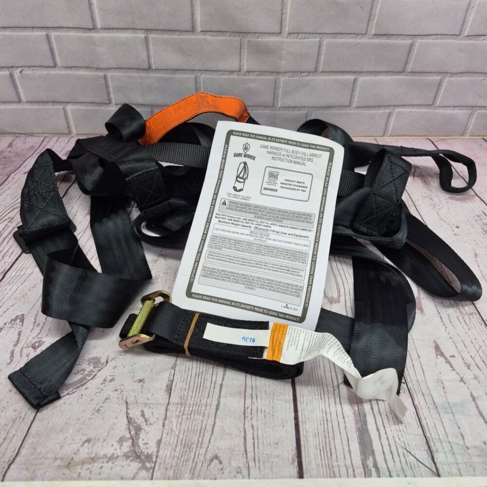 Game Winner Full-Body Fall Arrest Harness~Hunters Tree Stand Safety‎ Equipment